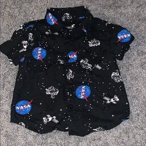 NASA button down